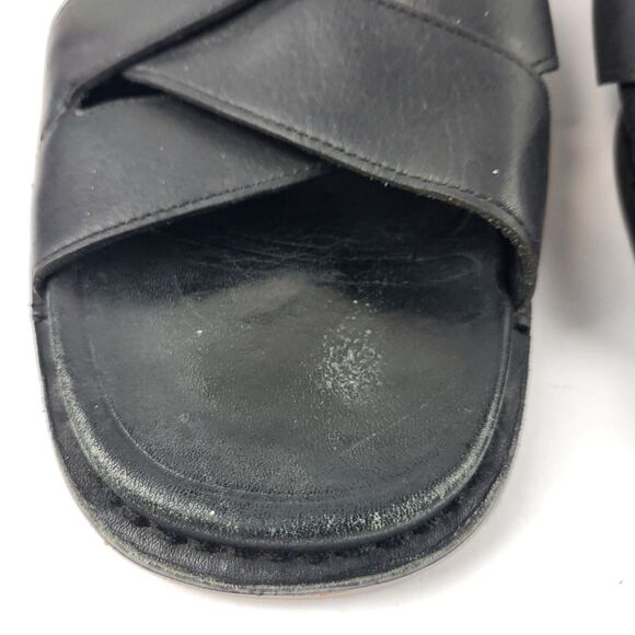 Vintage Timberland Smart Leather Slide Sandals Slip On Men\'s Size 12M Black main image 13